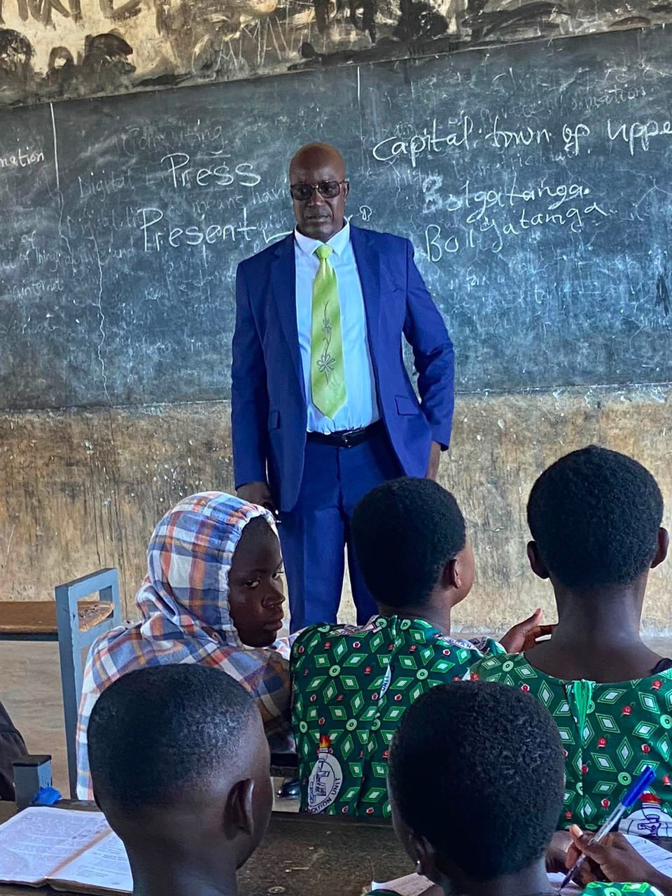 DCE inspecting a school project